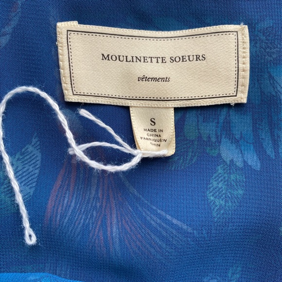 MOULINETTE SOEURS ANTHROPOLOGIE Mabel Silk Dress size Small - Picture 10 of 14